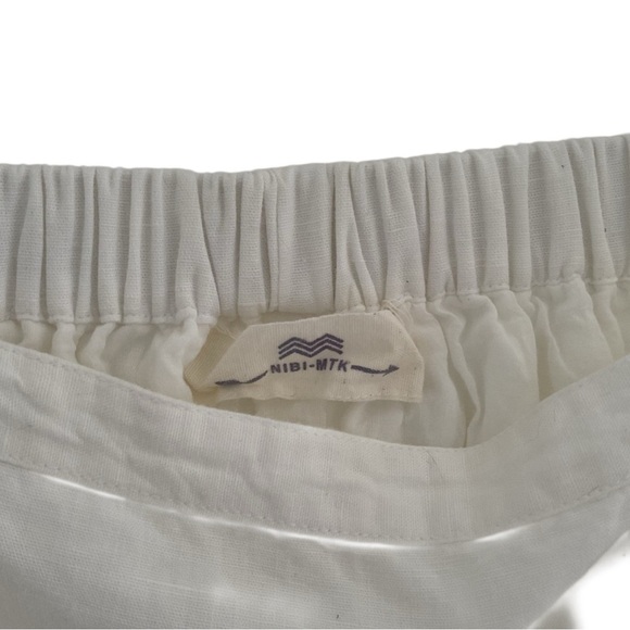 Nibi MTK White & Red Linen Tassels Dress - Picture 4 of 4